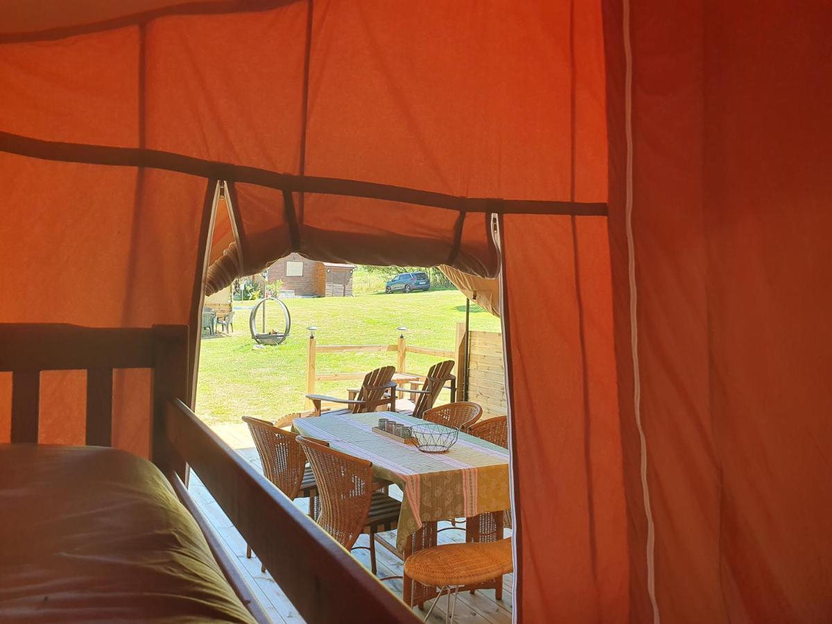 Moulin Du Pommier Glamping & Camping Saulgond Exteriör bild
