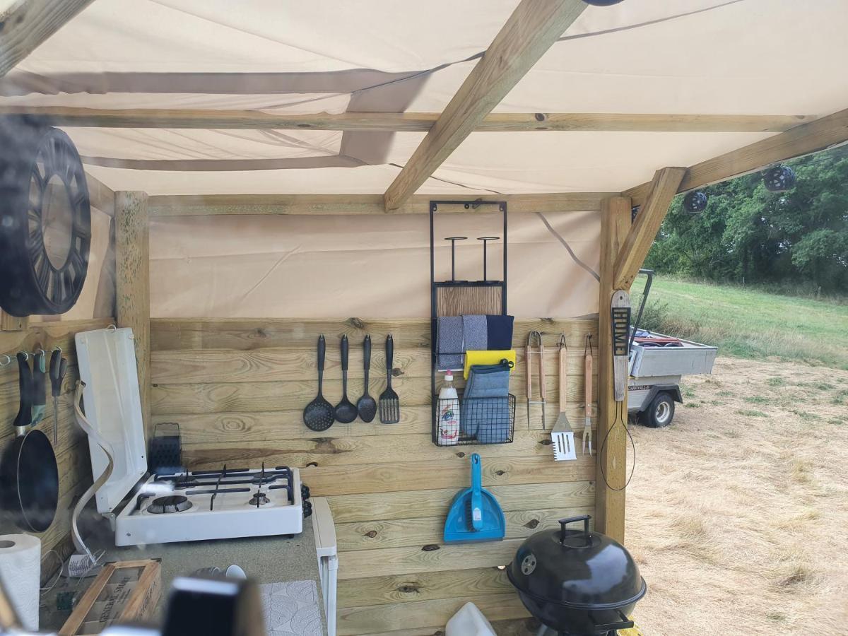 Moulin Du Pommier Glamping & Camping Saulgond Exteriör bild