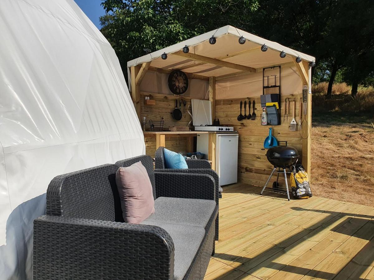 Moulin Du Pommier Glamping & Camping Saulgond Exteriör bild