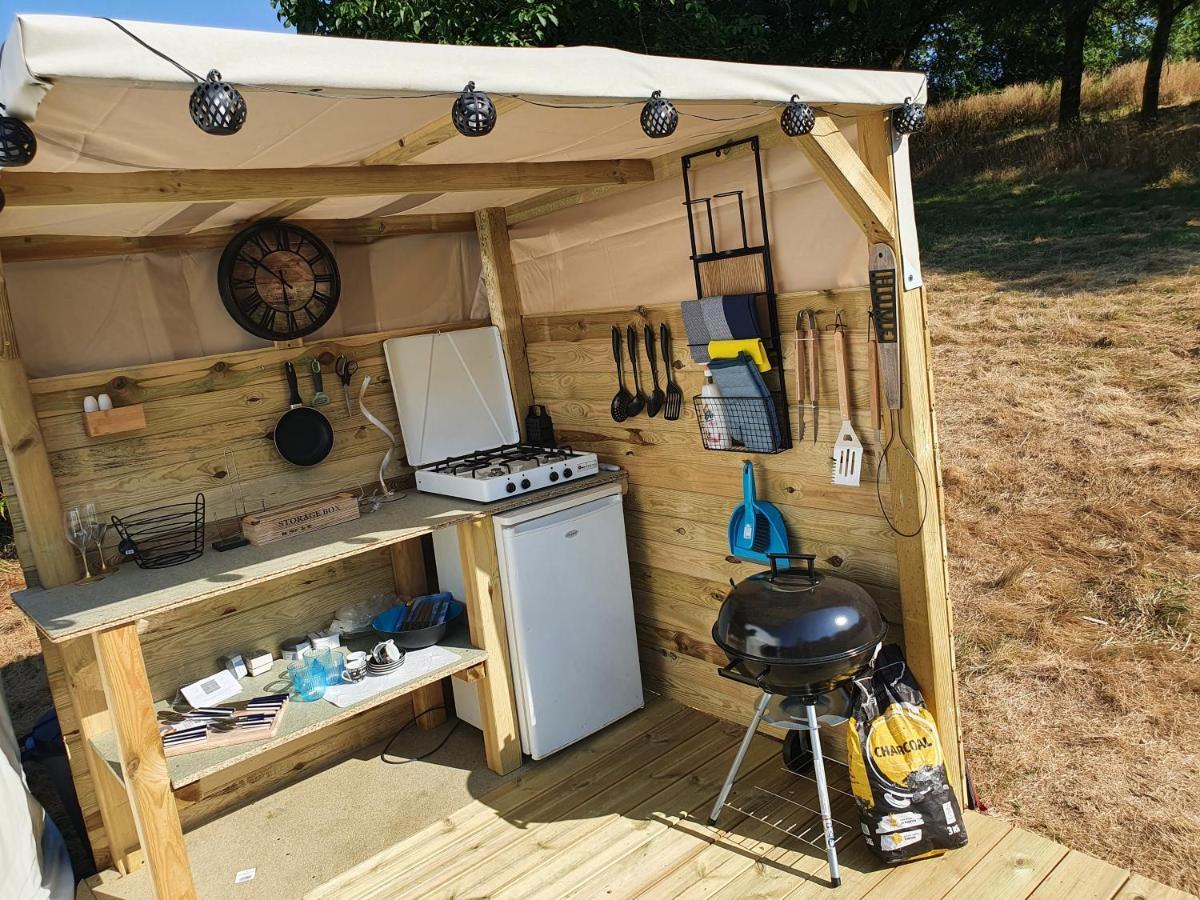 Moulin Du Pommier Glamping & Camping Saulgond Exteriör bild